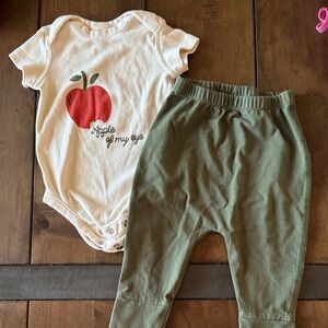 Hanna Andersson Olive Green Kids Bottoms - 6-12Mo NWOT